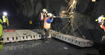 CNP realiza prueba piloto de novedoso pavimento modular para túneles mineros